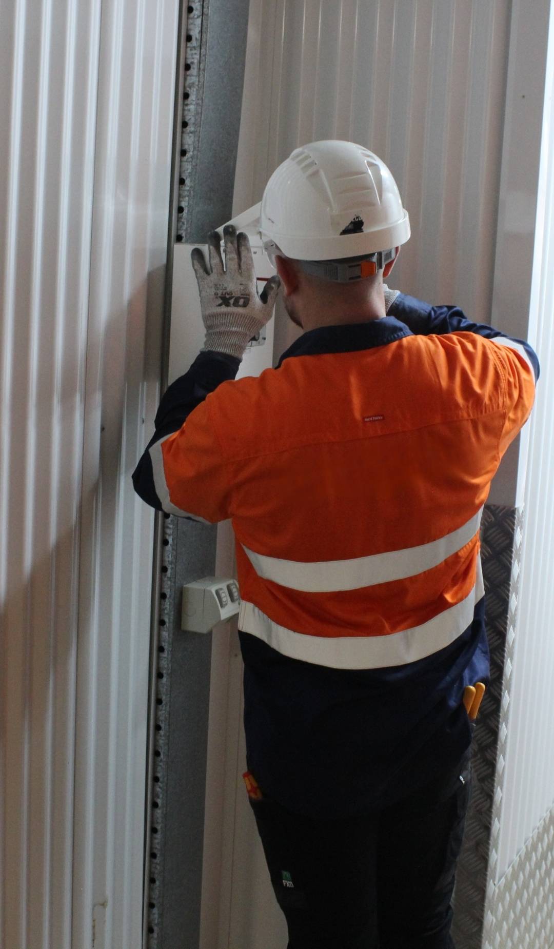 Testing fire systems for our Sydney client