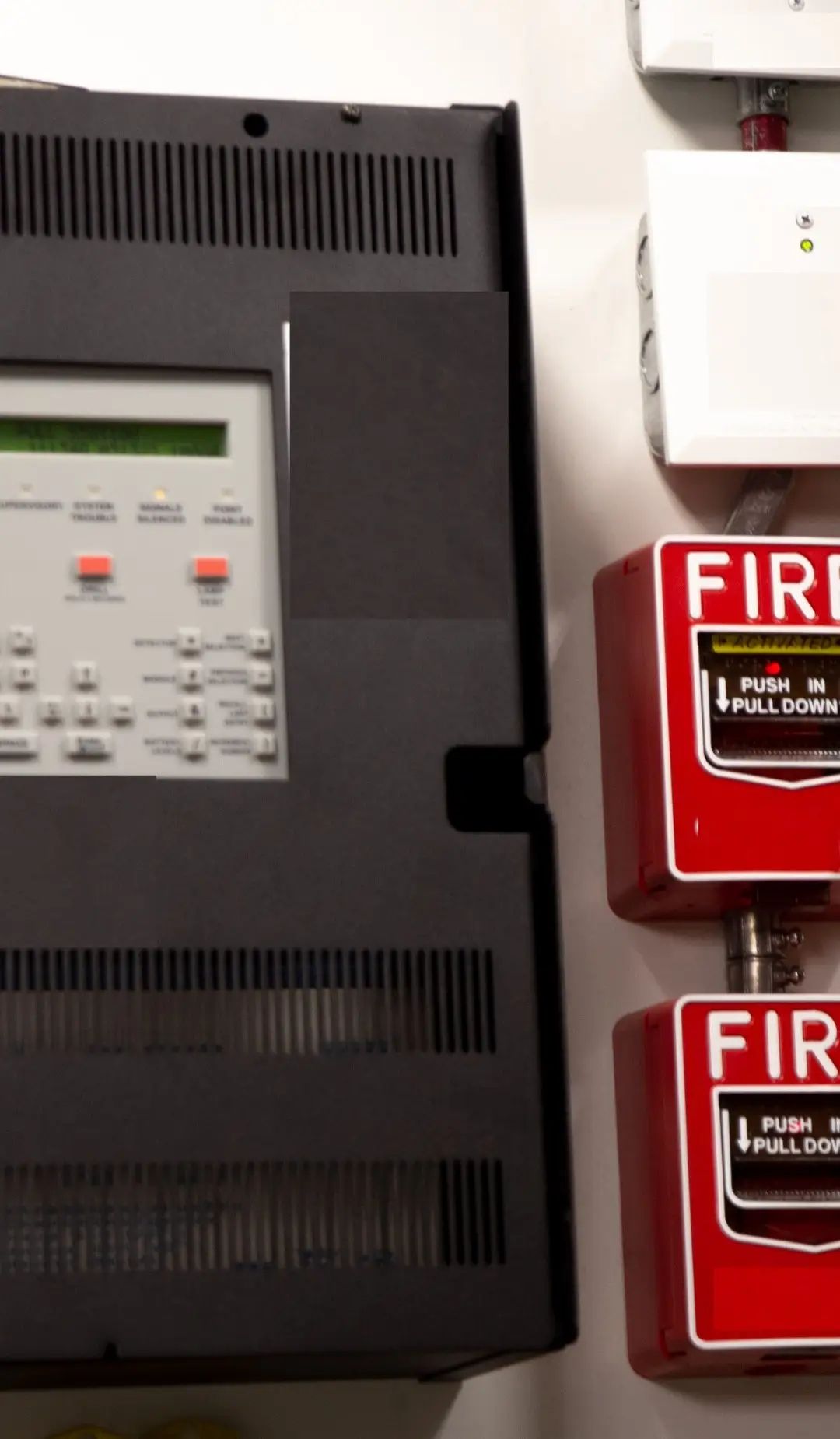 Fire alarm system installation provided by VQS Fire technicians