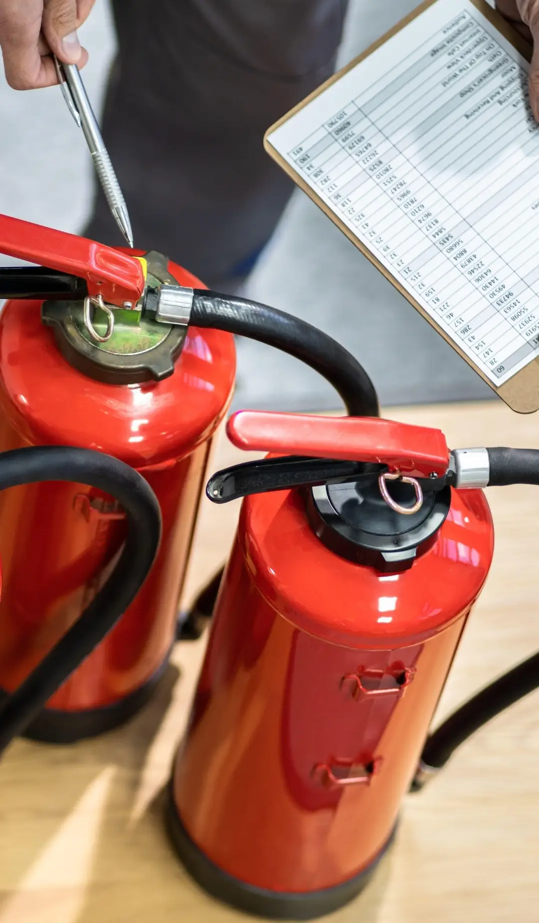 Fire extinguisher inspection services provided by VQS Fire