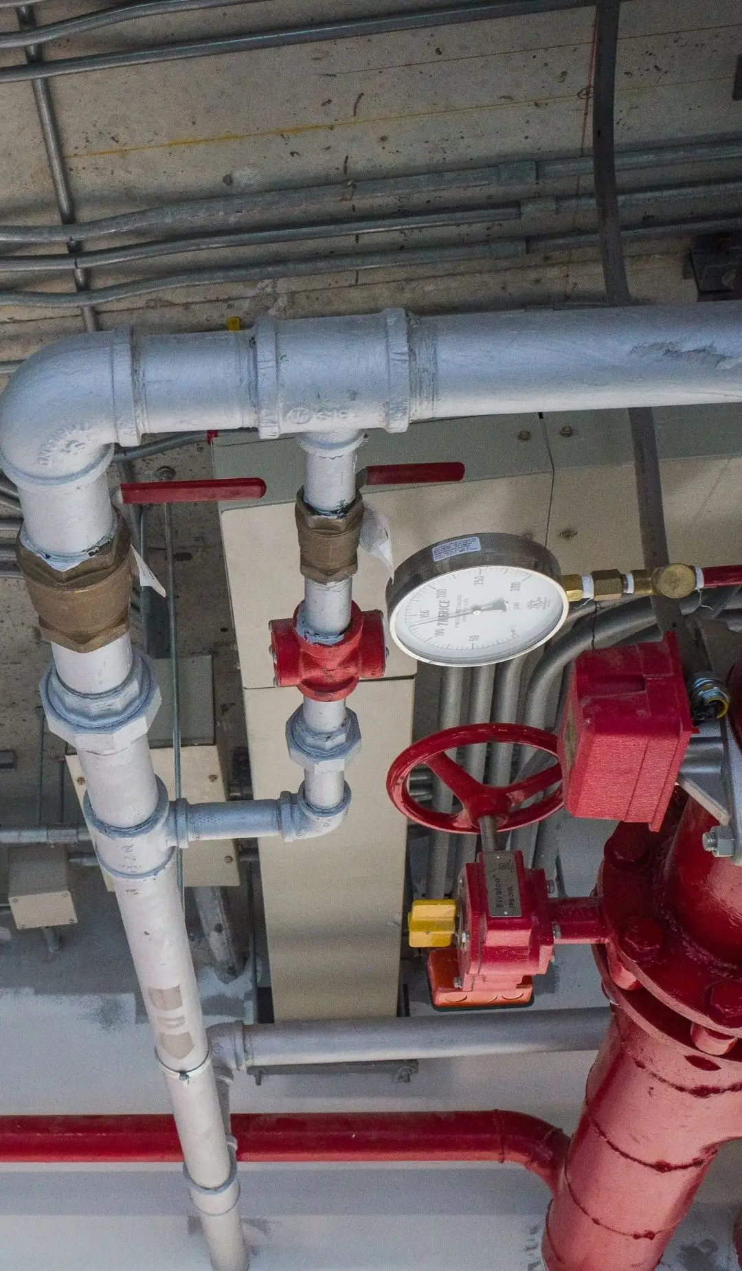 VQS Fire installing a fire suppression system